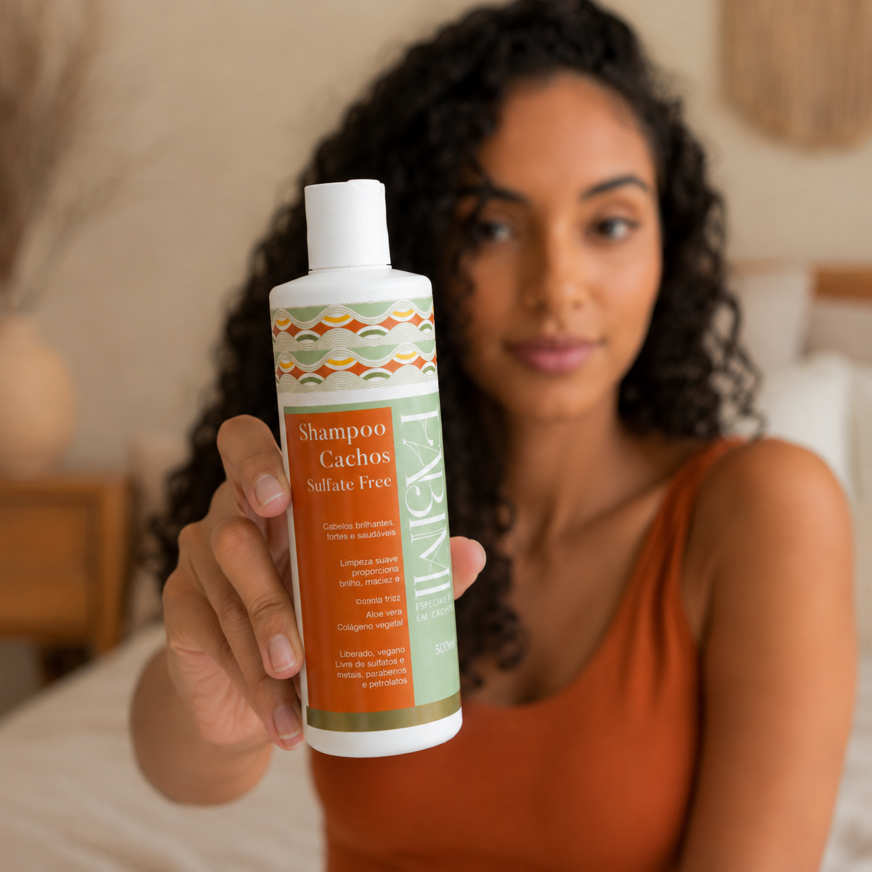 Shampoo Cachos Sulfate Free Fábimi - 500ml